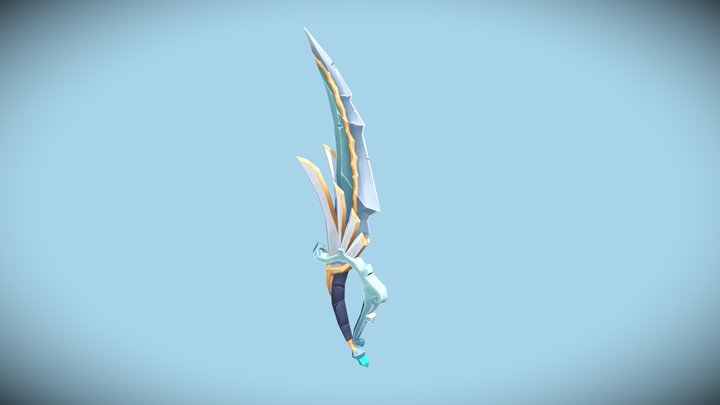 Gaoithe Cutlass - Weaponcraft Assignment 3D Model
