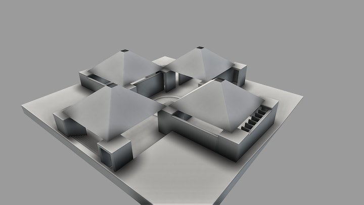 Trenton Bathhouse 3D Model