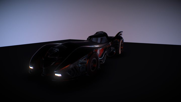 Batimovil 1989 3D Model