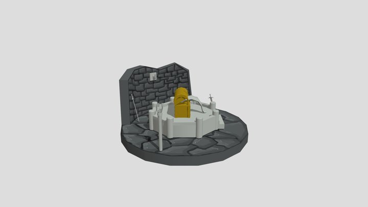 Dungeon Diorama 3D Model