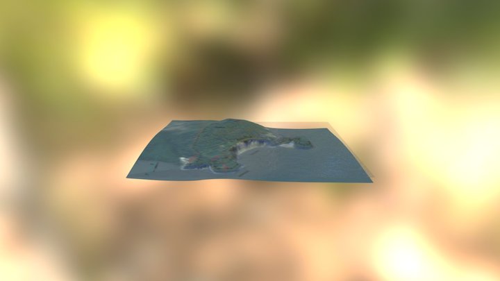 Hill topo 3D Model