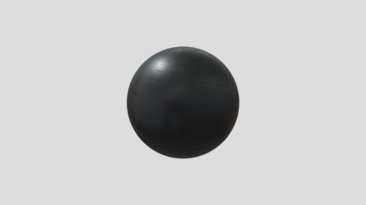 Dirty Scratched Metal Texture 3D Model