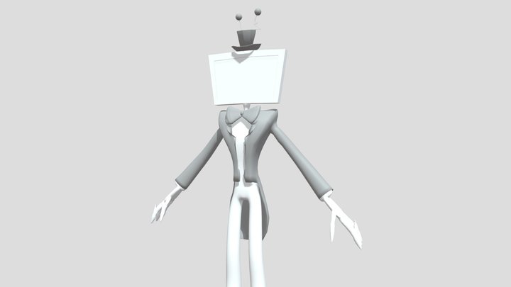 Vox 3D Model Retopology (with clothes) 3D Model