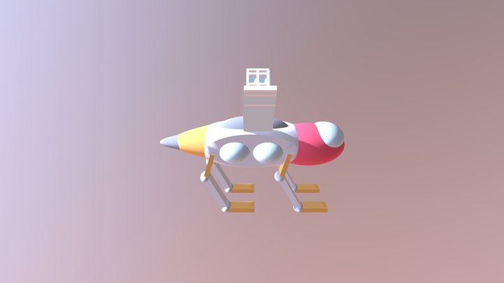 Spaceship By Benjamin Soon Ya 3D Model