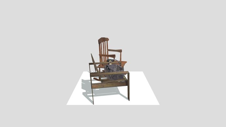DAE 5 Finished props - Eco House 3D Model