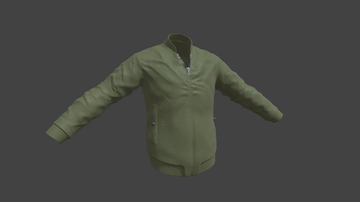 AGC Project Bomber Jacket 3D Model