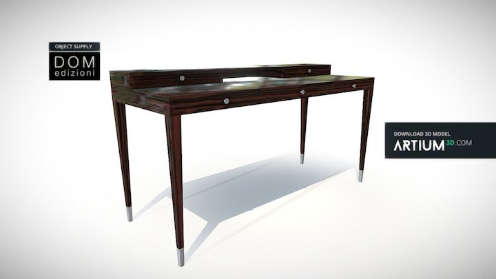 Writing desk Victoria - Dom Edizioni 3D Model
