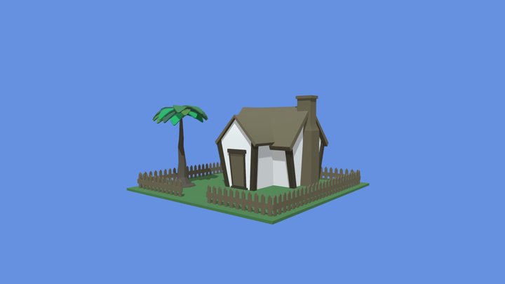 Simple House 3D Model
