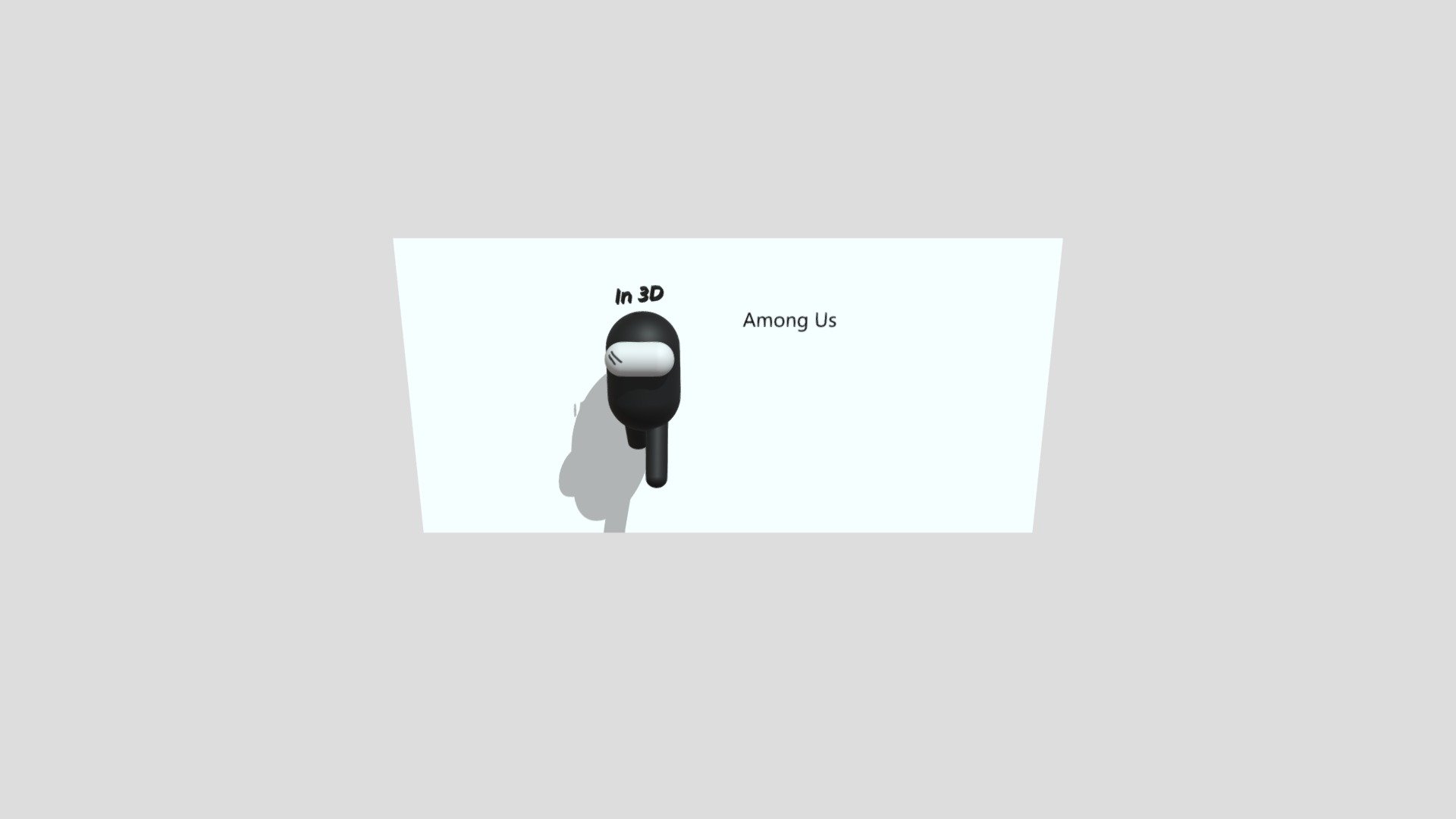 My First Among us character ( Black)