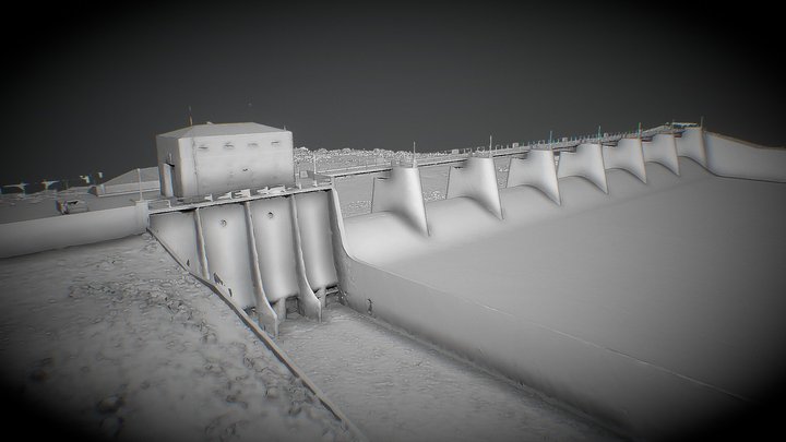 Dam 3D Model