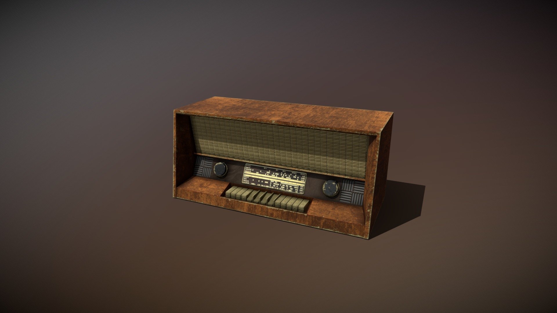 DDR Radio - 3D model by 3DFoxHound [60454b2] - Sketchfab