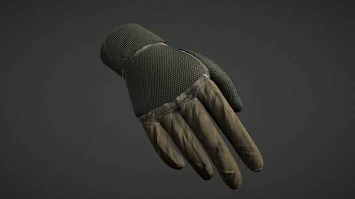 Military Glove 3D Model