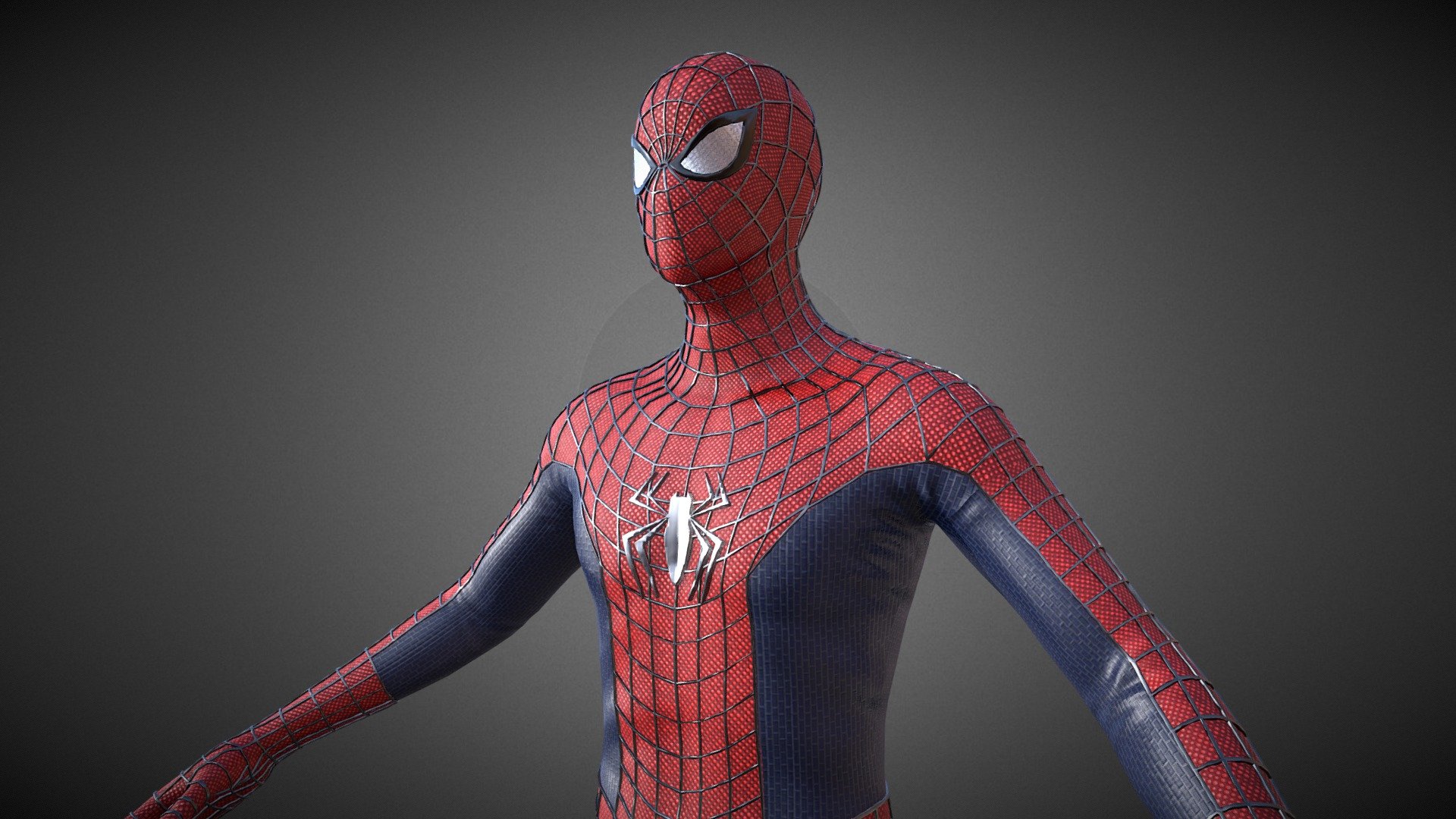 Spider-Man 3D Model (Rigged) - 3D model by Rendevr (@Rendevr) [60464f4]