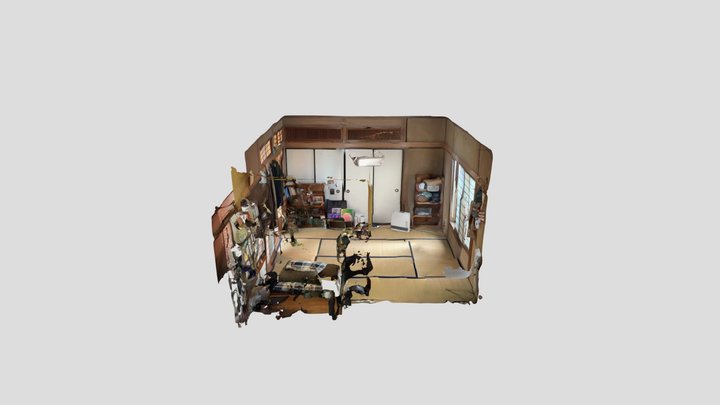 06_みんなの実家｜ Everyone's Home_ Private Room-1 3D Model