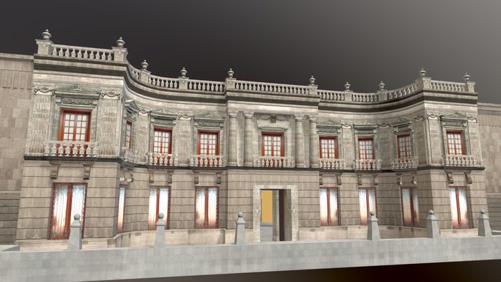 San Carlos Manuel Tolsa 3D Model