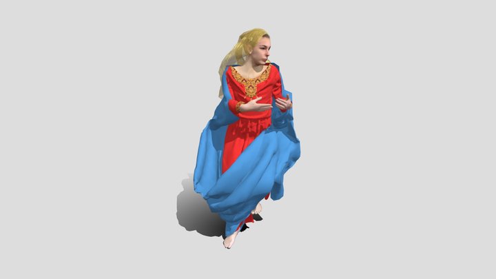 Raphael's Madonna of Foligno 3D Model