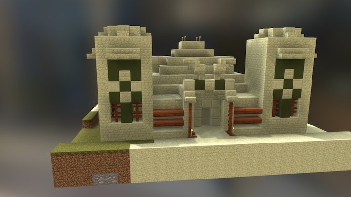 Desert Temple 3D Model