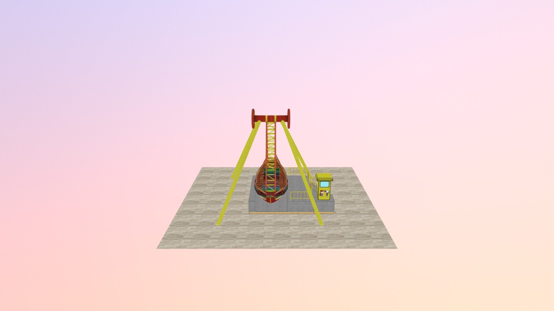 Columbus Ride 3D model by Virtual Reality (simulanis) [6047dd7