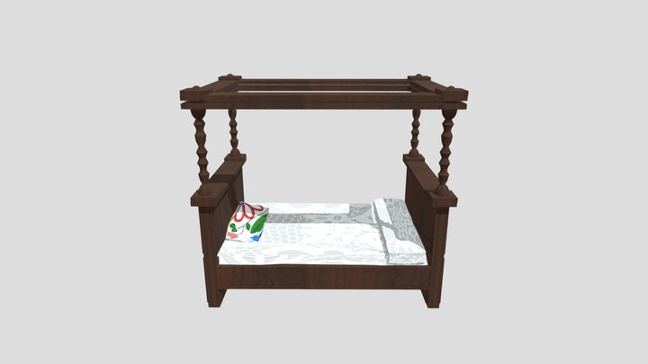 Frida Home Bed 3D Model