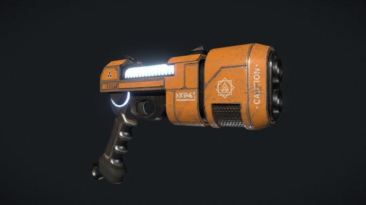 Laser gun 3D Model