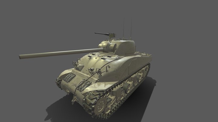 GB19_Sherman_Firefly – Kostenloses 3D-Modell STL