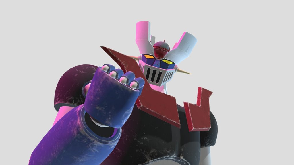Mazinger z free 3d model (fixed)