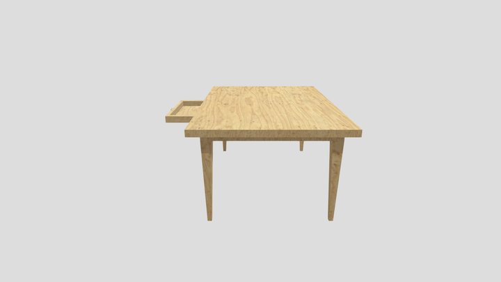 Holztisch 3D Model