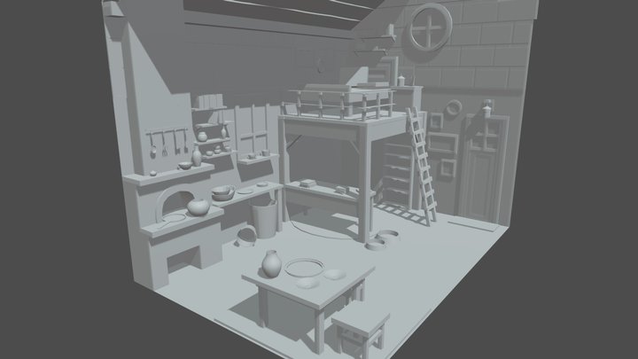 Lina Chiguasuque :: Tercer Corte 3D Model
