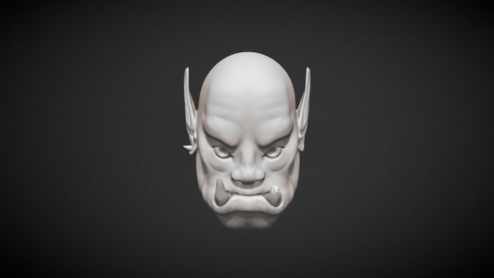 Orc head 3D Model