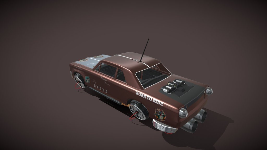Flying Car – Futuristic Custom 3D Vehicle