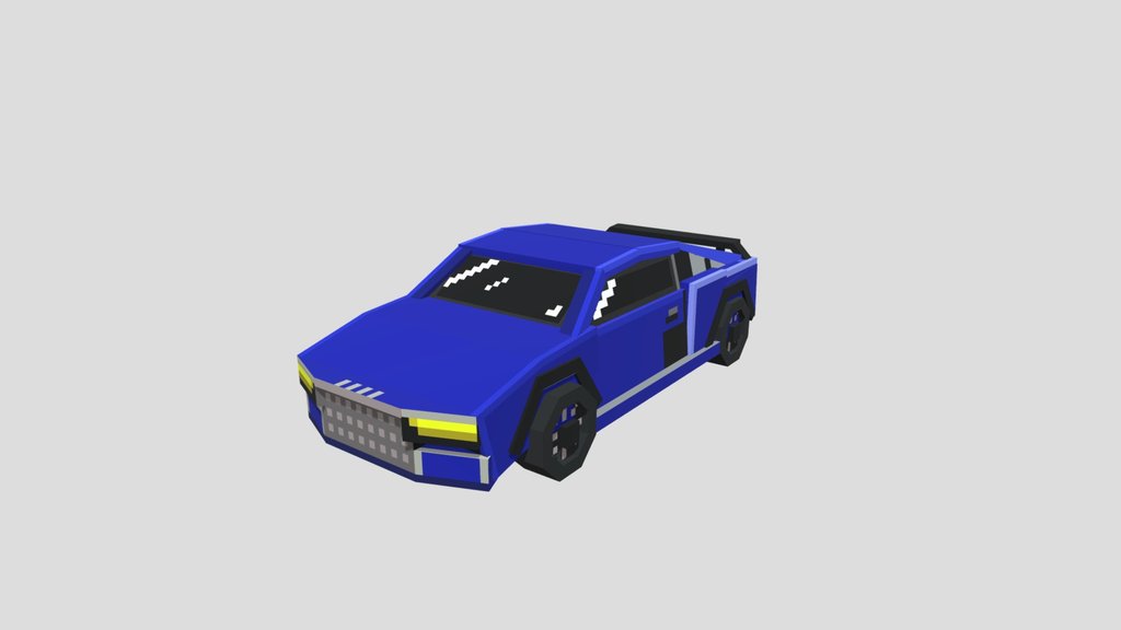 Audi TT Minecraft voxel