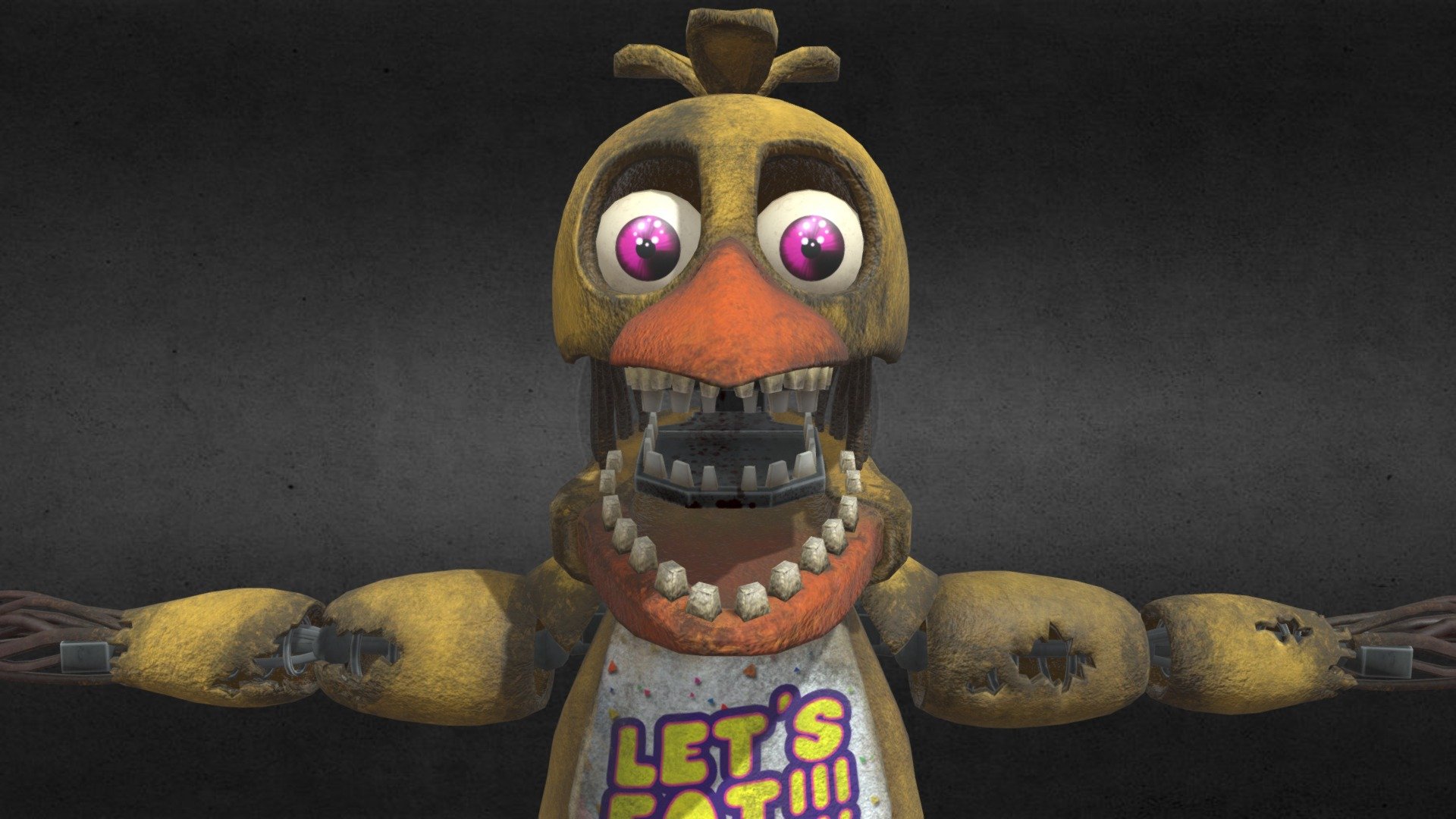 Fixed Withered Chica, Speed Edit!