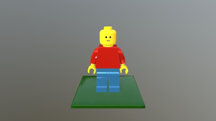 Lego Man 3D Model