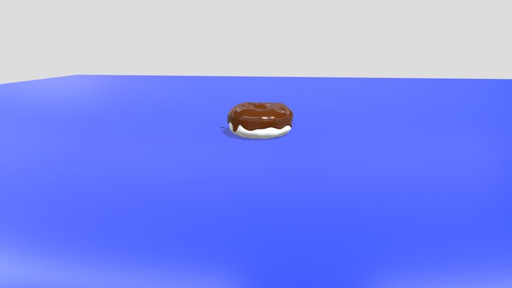 Choclate Donut 3D Model