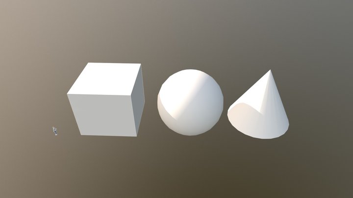 Geometry Primitives 3D Model