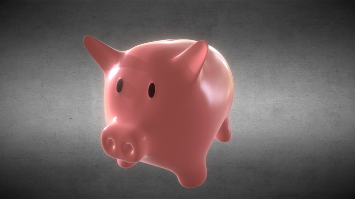Piggy Bank Sketchfab 3D Model