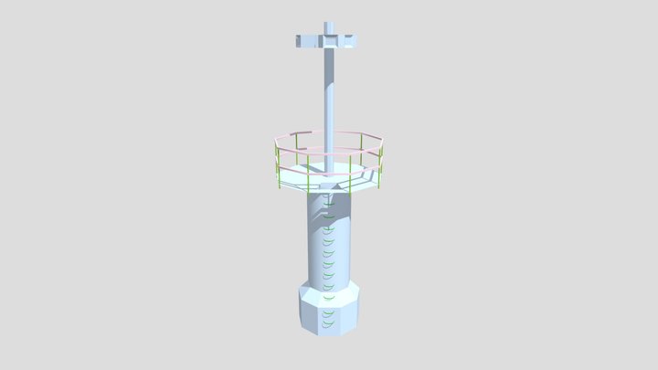 Observation tower. 3D Model