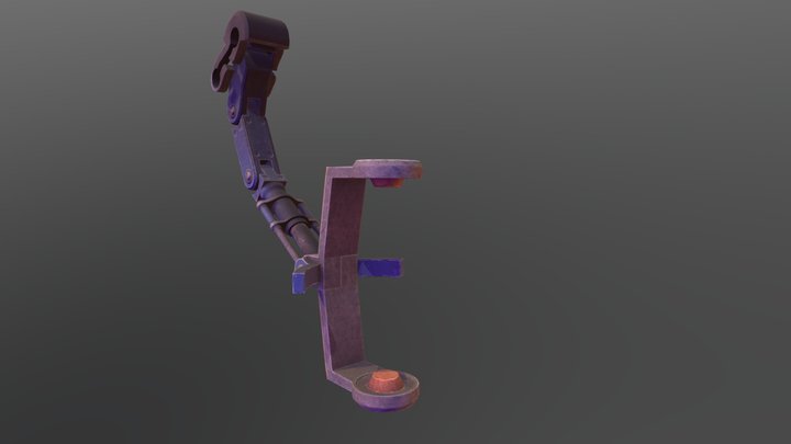 AMS Generator arm - Detainer Astro Toilet arm 3D Model