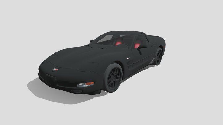 Chevrolet corvette c5 (Black) 3D Model
