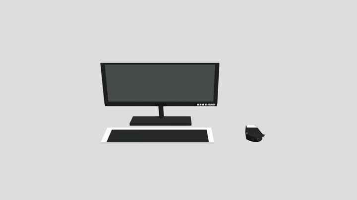 Monitör 3D Model