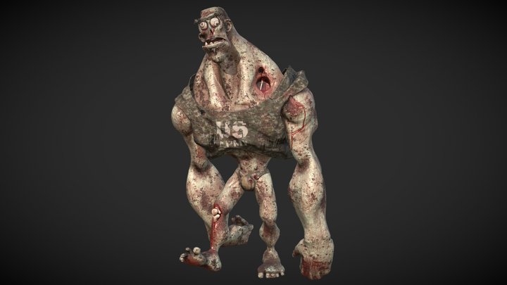 [ENTRY] Sketchfab Texturing #ZombieChallenge – Free 3D Model STL