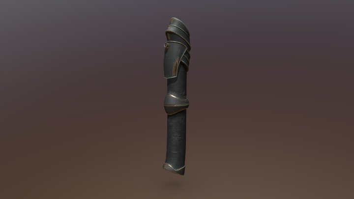 Ancient Lightsaber Hilt 3D Model