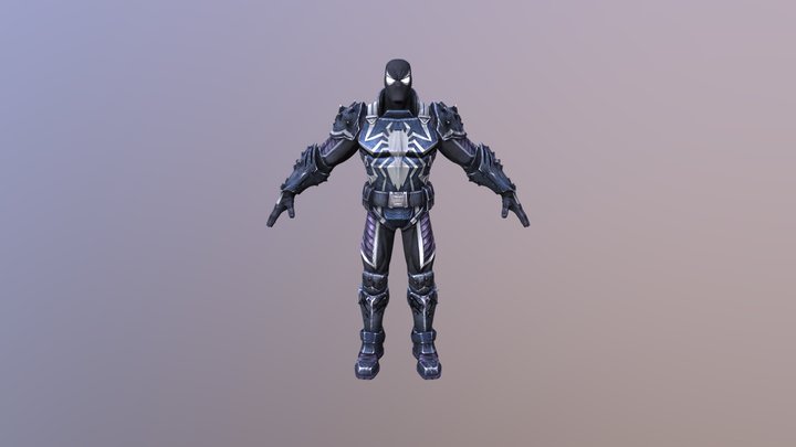 Agent Venom 3D Model