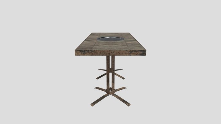 Wooden Table Grill