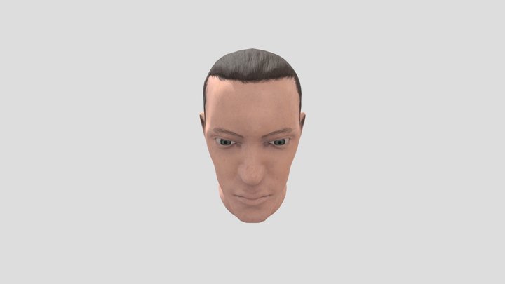 Face Bust 3D Model