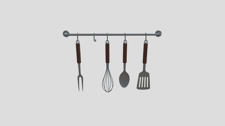 Kitchen Utensil Rail | Crafted by jerovdl