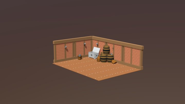 Fantasy storage room 3D Model