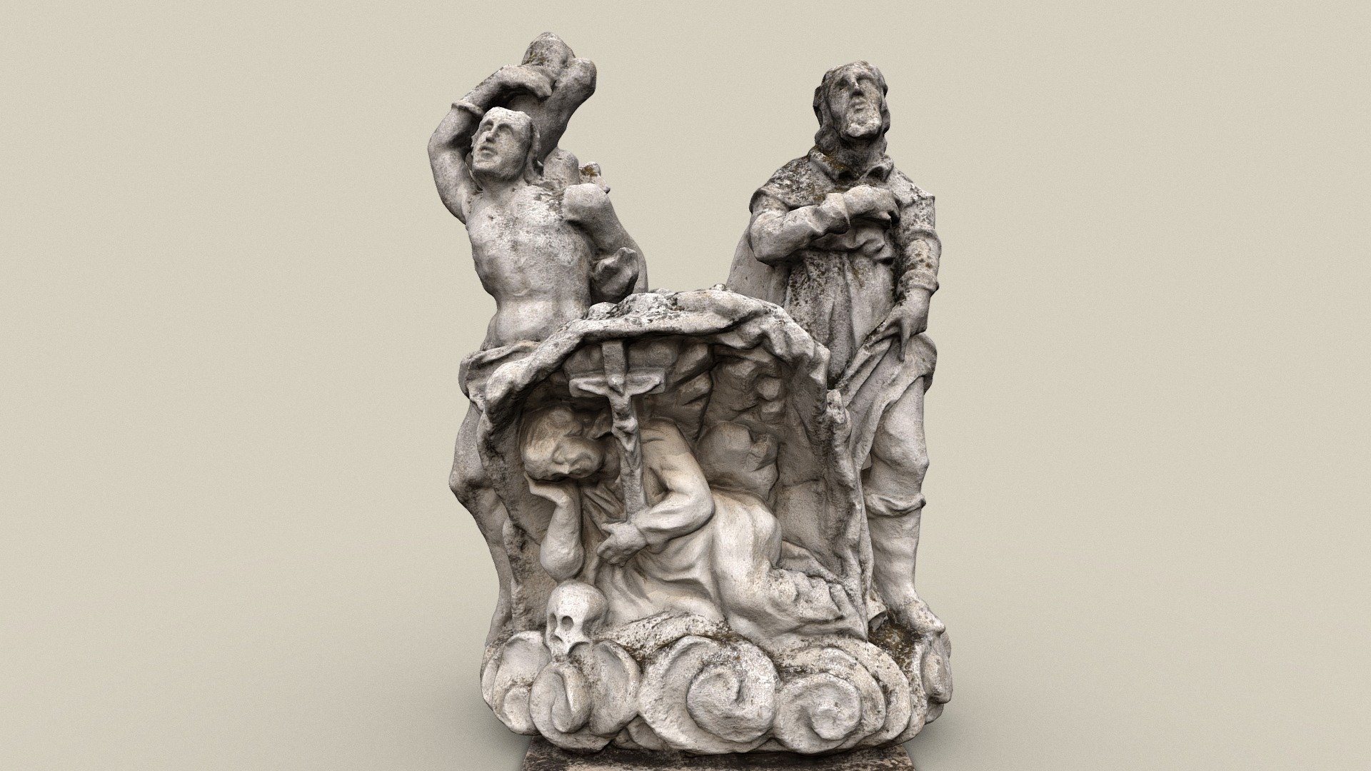 Dreifaltigkeitssäule — Sketchfab embed 3D viewer