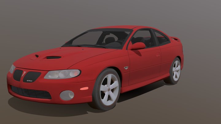 2004 Pontiac GTO 5 7 3D Model