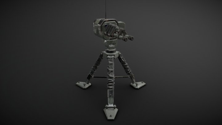 Turret 3D Model